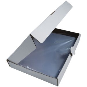 Exacompta pak van 100 dossierzakjes glad PP 120µ DIN A4 kristal