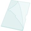 Exacompta pak van 100 dossierzakjes glad PP 120µ DIN A4 kristal