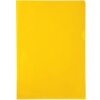 Exacompta pak van 100 dossiermappen glad en sterk PVC 130µ, DIN A4 geel
