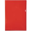 Exacompta dossiermappen 130µ DIN A4 rood 100 stuks PVC glad