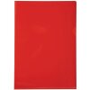 Exacompta dossiermappen 130µ DIN A4 rood 100 stuks PVC glad