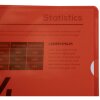 Exacompta dossiermappen 130µ DIN A4 rood 100 stuks PVC glad