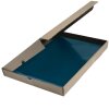 Exacompta pak van 100 dossiermappen, glad, sterk PVC 130µ DIN A4 groen