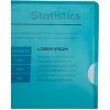 Exacompta pak van 100 dossiermappen, glad, sterk PVC 130µ DIN A4 groen