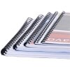 Exacompta Doos 100 Spiraal 12 mm PVC voor inbinden DIN A4 Zwart
