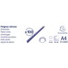 Exacompta doos 100 spiralen 16 mm PVC voor inbinden DIN A4 Zwart