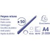 Exacompta 75901E Set van 50 bindspiralen 45mm PVC voor DIN A4 Zwart