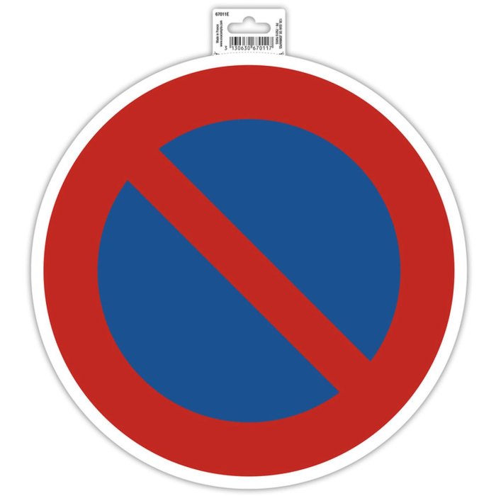 Zelfklevend bord niet parkeren 30 cm