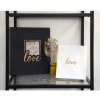 Gastenboek Love 21x19 cm wit
