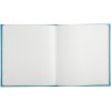 Gastenboek Arty blauw 21x19 cm