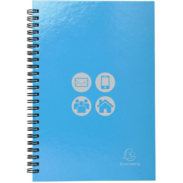 Adresboek 22x16 cm Iderama assorti