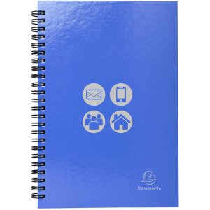 Adresboek 22x16 cm Iderama assorti