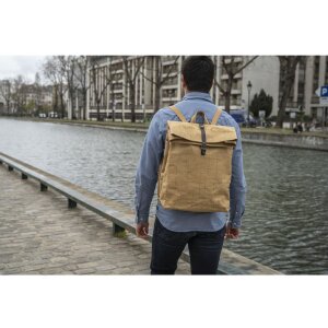 Exacompta Rugzak 32x44x12 cm Papier Lederlook Eterneco Bruin