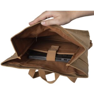 Exacompta Rugzak 32x44x12 cm Papier Lederlook Eterneco Bruin