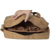 Exacompta tas 39x29x15cm papier look Eterneco bruin geometrische motieven
