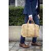 Exacompta tas 39x29x15cm papier look Eterneco bruin geometrische motieven