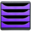 Exacompta 310720D Ladebox Big Box 4 laden Iderama Purple