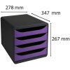 Exacompta 310720D Ladebox Big Box 4 laden Iderama Purple