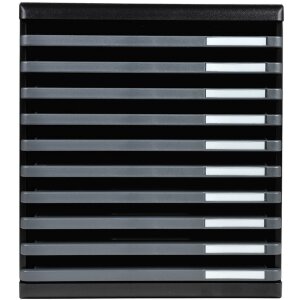 Exacompta ladebox MODULO A4 donkergrijs 10 open lades