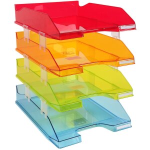 Exacompta set van 4 brievenbakjes COMBO MIDI Linicolor...