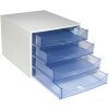 Exacompta 228610D ECOBOX ladebox 4 laden ijsblauw A4