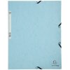 Exacompta 55528E Map met elastische sluiting Aquarel Pastelblauw DIN A4 400g/m²