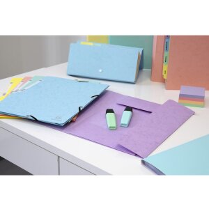 Exacompta Map Elastische Colorspan Serie Aquarel A4 Geassorteerde kleuren