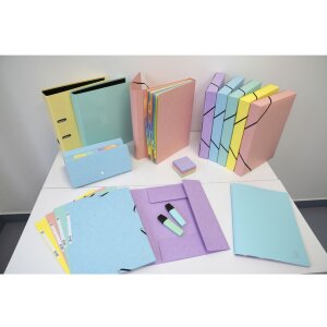 Exacompta Map Elastische Colorspan Serie Aquarel A4 Geassorteerde kleuren