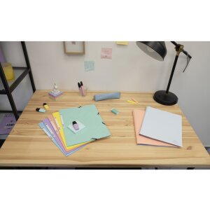 Exacompta Map Elastische Colorspan Serie Aquarel A4 Geassorteerde kleuren