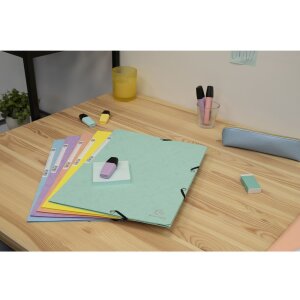 Exacompta Map Elastische Colorspan Serie Aquarel A4 Geassorteerde kleuren