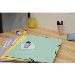Exacompta Map Elastische Colorspan Serie Aquarel A4 Geassorteerde kleuren