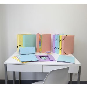 Exacompta Map Elastische Colorspan Serie Aquarel A4 Geassorteerde kleuren