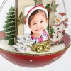 Loek kerstbal voor een foto 3.5x4.5 cm
