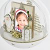 Kerstbal Aland voor een foto 3,5x4,5 cm