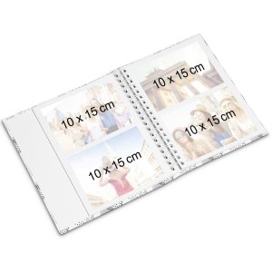 Hama Spiraal Album Graphic Dots 19x24,5 cm 40 witte paginas
