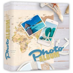 Insteekalbum Wanderlust 200 en 300 fotos 10x15 cm tot 13x19 cm