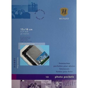 Henzo Fototassen 4x 13x18 cm wit