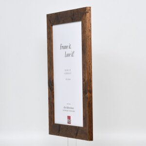 Effect houten lijst 2400 bruin speciale maten