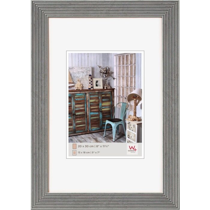 Houten lijst Grado 40x50 cm zilver