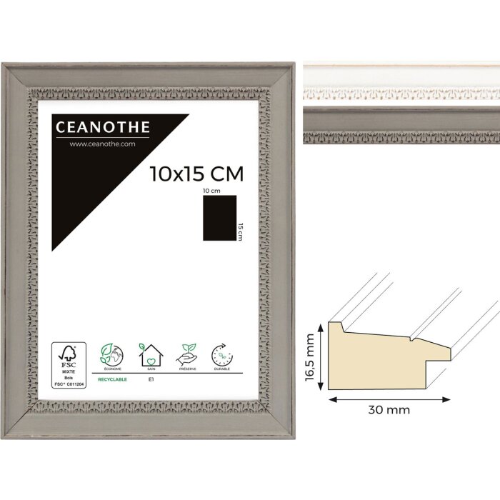 Ceanothe Houten lijst Alma 10x15 cm tot 50x70 cm