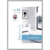 Nielsen Brandbeveiligingslijst c2 structuur zilver mat 30x42 cm