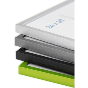 Nielsen Brandwerend kader c2 structuur zilver mat 60x84 cm