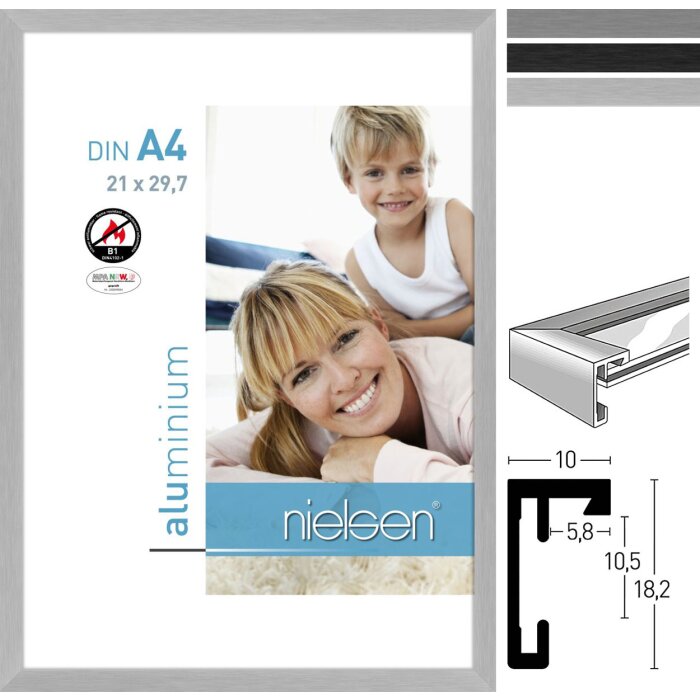 Nielsen b1 Brandwerend lijst c2 Aluminium lijst