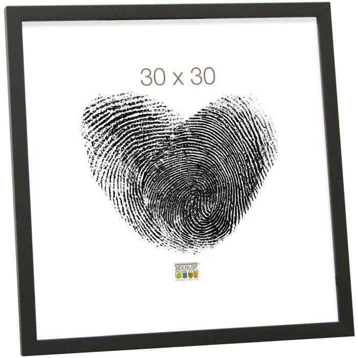 Deknudt Houten lijst s43ak2 zwart 21x29,7 cm documentenkader a4