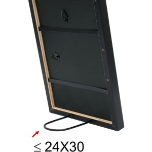 Deknudt Houten lijst s43ak2 zwart 21x29,7 cm documentenkader a4