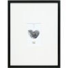 Deknudt Houten lijst s44cf2 zwart 30x40 cm met passepartout 10x15 cm