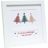 Deknudt Houten Kerst Lijst s45sk1e2 wit 10x15 cm