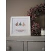 Deknudt Houten Kerst Lijst s45sk1e2 wit 10x15 cm