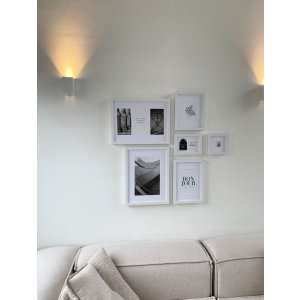 Deknudt Fotolijst set s46yk1wall wit 6 lijsts