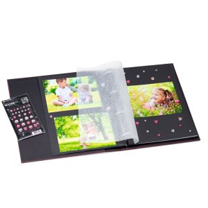 HERMA fotokarton, 232x297 mm, zwart, 20 vel